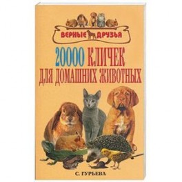 20000 кличек для домашних животных