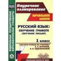 Русский язык. Обучение грамоте (обучение письму). 1 класс. Система уроков по учебнику Л. Е. Журовой, А. О. Евдокимовой