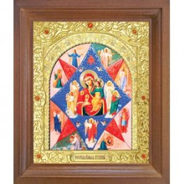 Икона Неопалимая Купина. 15x18