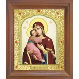 Владимирская икона Божией Матери. 10x12