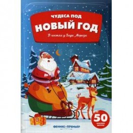 В гостях у Деда Мороза. Книжка с наклейками (50 наклеек)