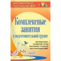 Комплексные занятия в подготовительной группе. Математика. Развитие речи. Обучение грамоте. Окружающий мир