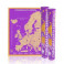 Скретч-карта мира "European Edition" А2, 59х42см, в прочном цилиндрическом тубусе