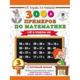 3000 примеров по математике. 3 класс. Счет в пределах 100