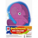 Раскраска без красок. Пазл "Кит" (349249)