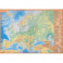 Планшетная карта Европы, А3, политическая/физическая