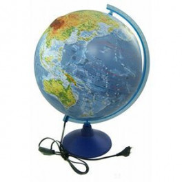 Физическо-политический глобус Земли, рельефный d-320 мм. (Ке013200233)