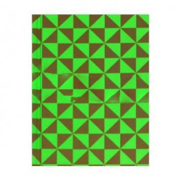 Записная книжка "Треугольники на зеленом" (80 листов, твердый переплет)