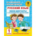 Русский язык. 1 класс. Мини-диктанты с разбором всех орфограмм