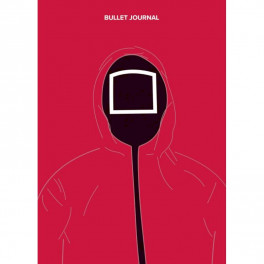 Блокнот. Bullet journal (квадрат) (по мотивам сериала "Игра в кальмара") (формат А4, мягкая обложка, круглые углы)