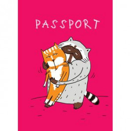 Енот и обнимашки (обложка на паспорт)