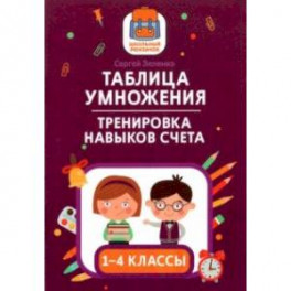 Таблица умножения. Тренировка навыков счета. 1-4 классы