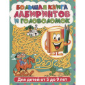Большая книга лабиринтов и головоломок. Лабиринты для детей от 5 до 9 лет