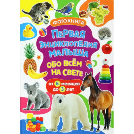 Первая энциклопедия малыша обо всём на свете. От 6 месяцев до 3 лет. Фотокнига