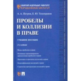 Пробелы и коллизии в праве. Учебное пособие