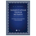 Элементарная теория музыки. Устные упражнения с мелизмами. Учебно-методическое пособие