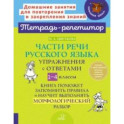 Части речи русского языка. 1-4 класс. Упражнения с ответами