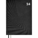 Ежедневник датированный на 2024 год Амальфи, черный, А5+, 176 листов