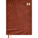 Ежедневник датированный на 2024 год Амальфи, коричневый, А5+, 176 листов