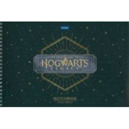 Альбом для рисования SketchBook. Hogwarts Legacy, 20 листов, черная бумага