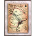Карта-ретро Астраханской губернии на 1894 г