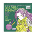 Manga Creative. Раскраска для маркеров, карандашей и гелевых ручек