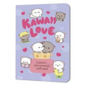 Блокнот Kawaii Love наполненный любовь (сиреневый с котиком)
