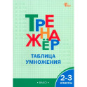 Математика. 2-3 классы. Тренажер. Таблица умножения. ФГОС