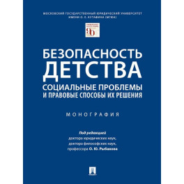 Безопасность детства: социальные проблемы и правовые способы их решения. Монография