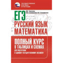 ЕГЭ. Русский язык и математика. Полный курс в таблицах и схемах для подготовки к ЕГЭ