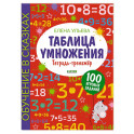 Таблица умножения. Тетрадь-тренажер