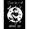Every day is all about me. Уэнсдей. Блокнот в точку