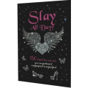 Наклейки Slay All Day:150 для ежедневников,смартфонов и ноутбуков (черная обложка)