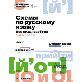 Схемы по русскому языку. Все виды разбора. 1-4 классы