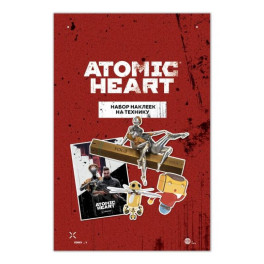 Набор наклеек на технику. Atomic Heart