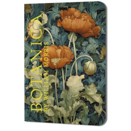 Блокнот BOTANICA by William Morris (красные маки)