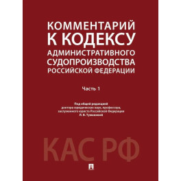 Комментарий к Кодексу административного судопроизводства РФ. В 2 частях. Часть 1