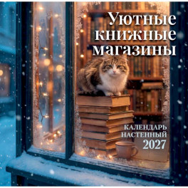 Уютные книжные магазины. Календарь настенный на 2027 год