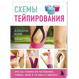 Схемы тейпирования. Простые техники при растяжениях, травмах, болях в суставах и судорогах