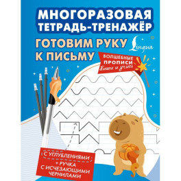 Готовим руку к письму. Многоразовая тетрадь-тренажёр