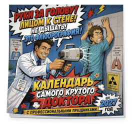 Календарь самого крутого доктора. Календарь настенный на 2027 год