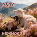Календарь 2027 настенный перекидной. Нежность
