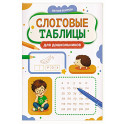 Слоговые таблицы для дошкольников